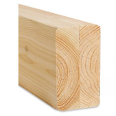 trave in legno ricostituito / a sezione rettangolare
