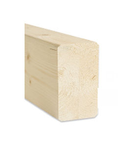 trave epicea / in legno ricostituito / a sezione rettangolare