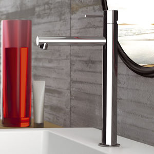 miscelatore per lavabo / in ottone cromato / da bagno / 1 foro