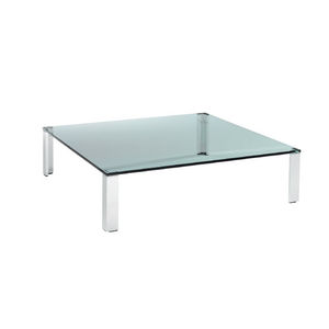 Tavolino Basso Moderno AQUA DOUBLE Lourens Fisher In Vetro