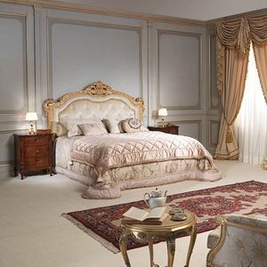 letto standard / doppio / in stile / in noce