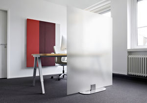 pannello in vetro per arredamento di interni / per edilizia / trasparente / per isolamento acustico