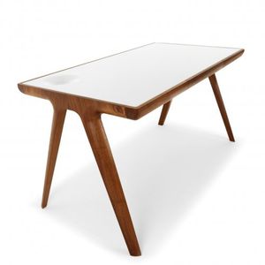 scrivania in quercia / in noce americano / in pelle / in Corian®
