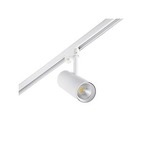 faretti a binario LED / tonda / in ghisa di alluminio / in vetro