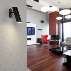 faretto a muro / da interno / LED / in acciaio