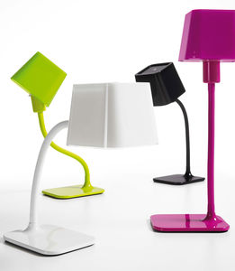 lampada da tavolo / moderna / in acciaio / in policarbonato