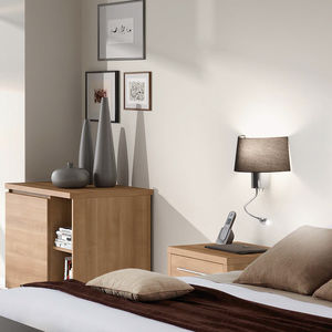 applique moderna / in metallo / in tessuto / LED