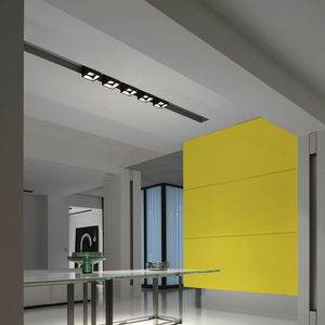downlight da incasso / LED / rettangolare / in alluminio