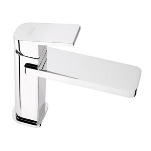 miscelatore per lavabo / in metallo cromato / da bagno / 1 foro