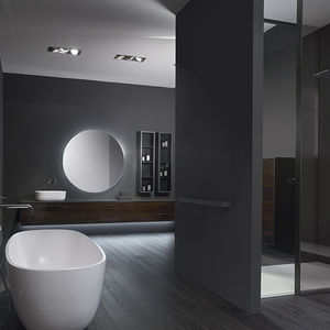 mobile lavabo sospeso / in quercia / moderno / laccato