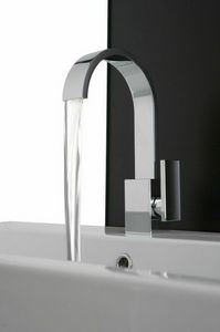 miscelatore per lavabo / in metallo cromato / in nichel / da bagno