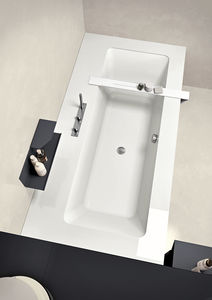 vasca da bagno in Corian® / in resina / in marmo / in legno