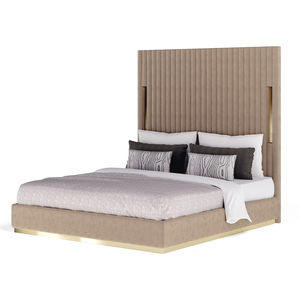 letto matrimoniale / moderno / imbottito / con testiera