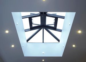 copertura vetrata in alluminio