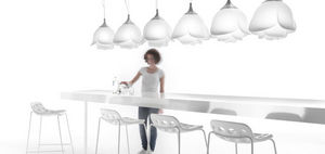 lampada a sospensione / design originale / in plastica / da giardino
