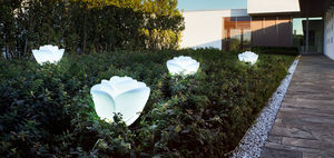 lampada da pavimento / design originale / in plastica / LED