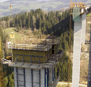 cassaforma a ripresa / metallo / per pilastro