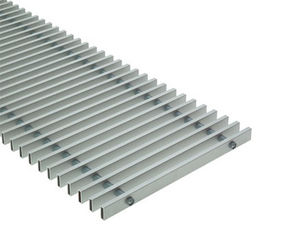 griglia di ventilazione in alluminio / lineare / per pavimento sopraelevato