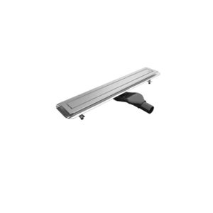 piletta in acciaio inox / per doccia / rettangolare