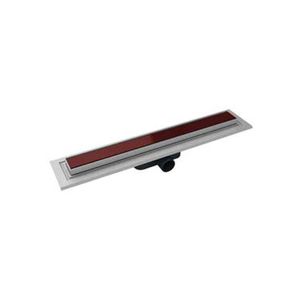 piletta in acciaio inox / per doccia / rettangolare