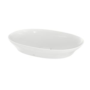 lavabo da appoggio / ovale / in ceramica / moderno
