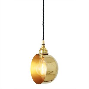 lampada a sospensione / classica / in ottone / da interno