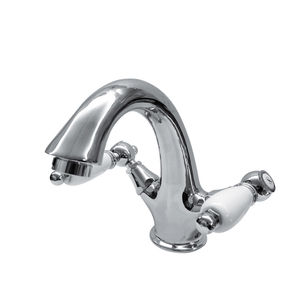 miscelatore doppio comando per lavabo / da appoggio / in ottone / da bagno