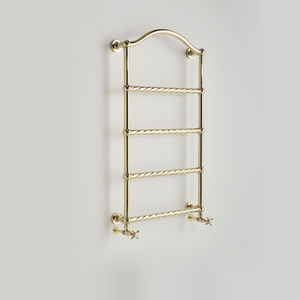 radiatore scaldasalviette ad acqua calda / in metallo / classico / da parete
