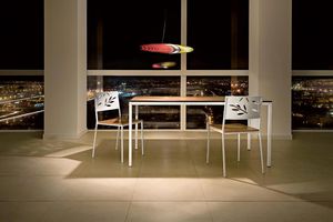 tavolo moderno / in laminato / rettangolare / per ristorante