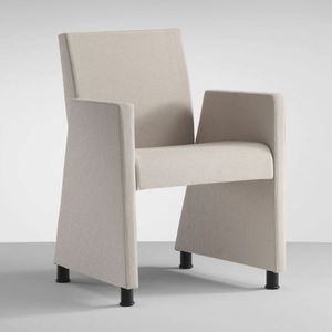 poltrona visitatore moderna / in tessuto / in schiuma di poliuretano / con rotelle