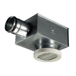 griglia di ventilazione in metallo / rotonda / regolabile