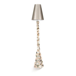 lampada da terra / design originale / in conchiglie / da interno