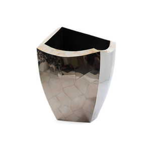 vaso moderno / in acciaio inox