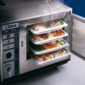 forno elettrico / professionale / a doppia alimentazione / a vapore