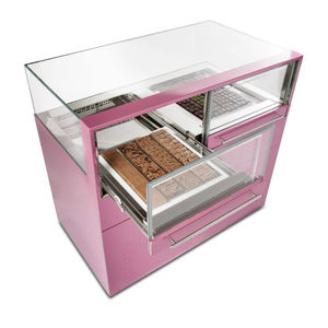 vetrina refrigerata espositiva / ad armadio / per cioccolato / per negozio