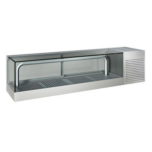 vetrina refrigerata da appoggio / illuminata / per ristorante