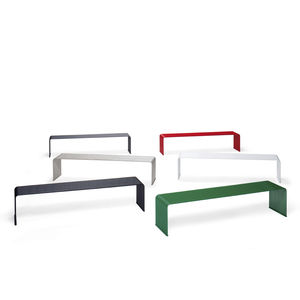 panca pubblica / da giardino / design industriale / in acciaio galvanizzato