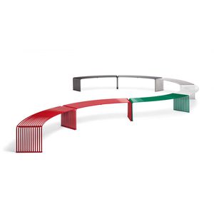 panca pubblica / da giardino / design industriale / in acciaio galvanizzato
