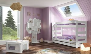 letto a castello / singolo / moderno / in legno