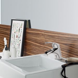 miscelatore per lavabo / in ottone / da bagno / 1 foro