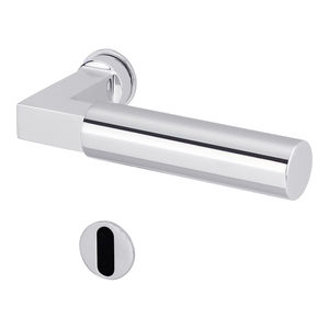 maniglia per porta / in metallo / moderna / con serratura integrata