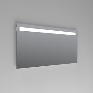 specchio a muro / moderno / rettangolare / luminoso