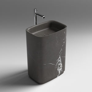 lavabo da terra / altre forme / in pietra naturale / moderno