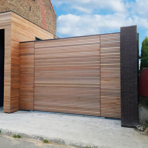 porte sezionali per garage / in legno / automatiche