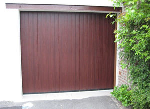 porte scorrevoli per garage / in legno / automatiche