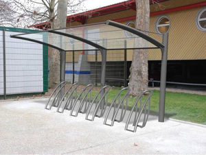 pensilina per biciclette