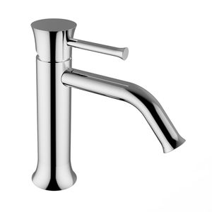 miscelatore per lavabo / in metallo cromato / da bagno / 1 foro
