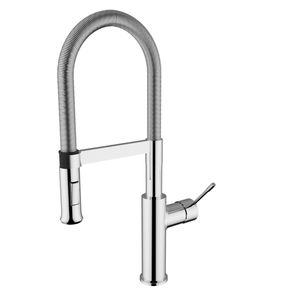 miscelatore in metallo cromato / da cucina / 1 foro