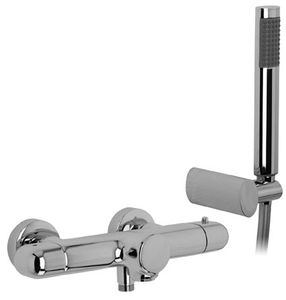 miscelatore per vasca / da doccia / in metallo cromato / da bagno