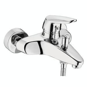 miscelatore per vasca / da parete / in metallo / da bagno